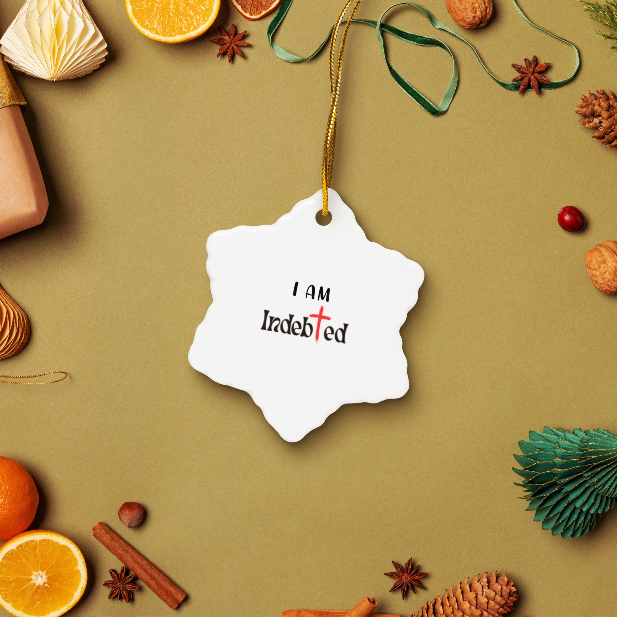 Double-sided ceramic ornaments