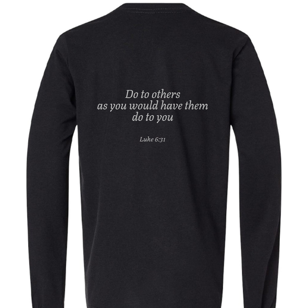 Solid Black Triblend - BACK