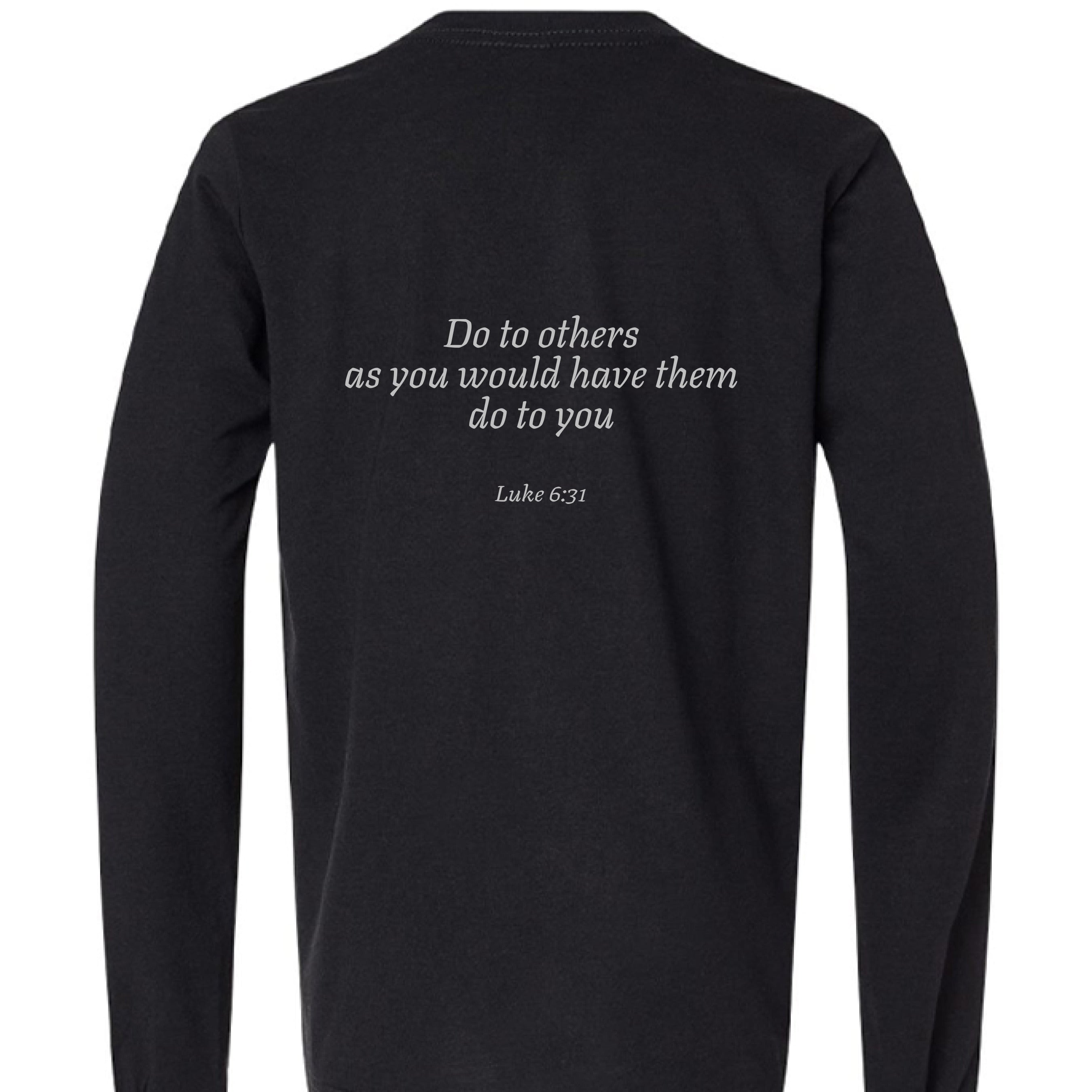 Solid Black Triblend - BACK