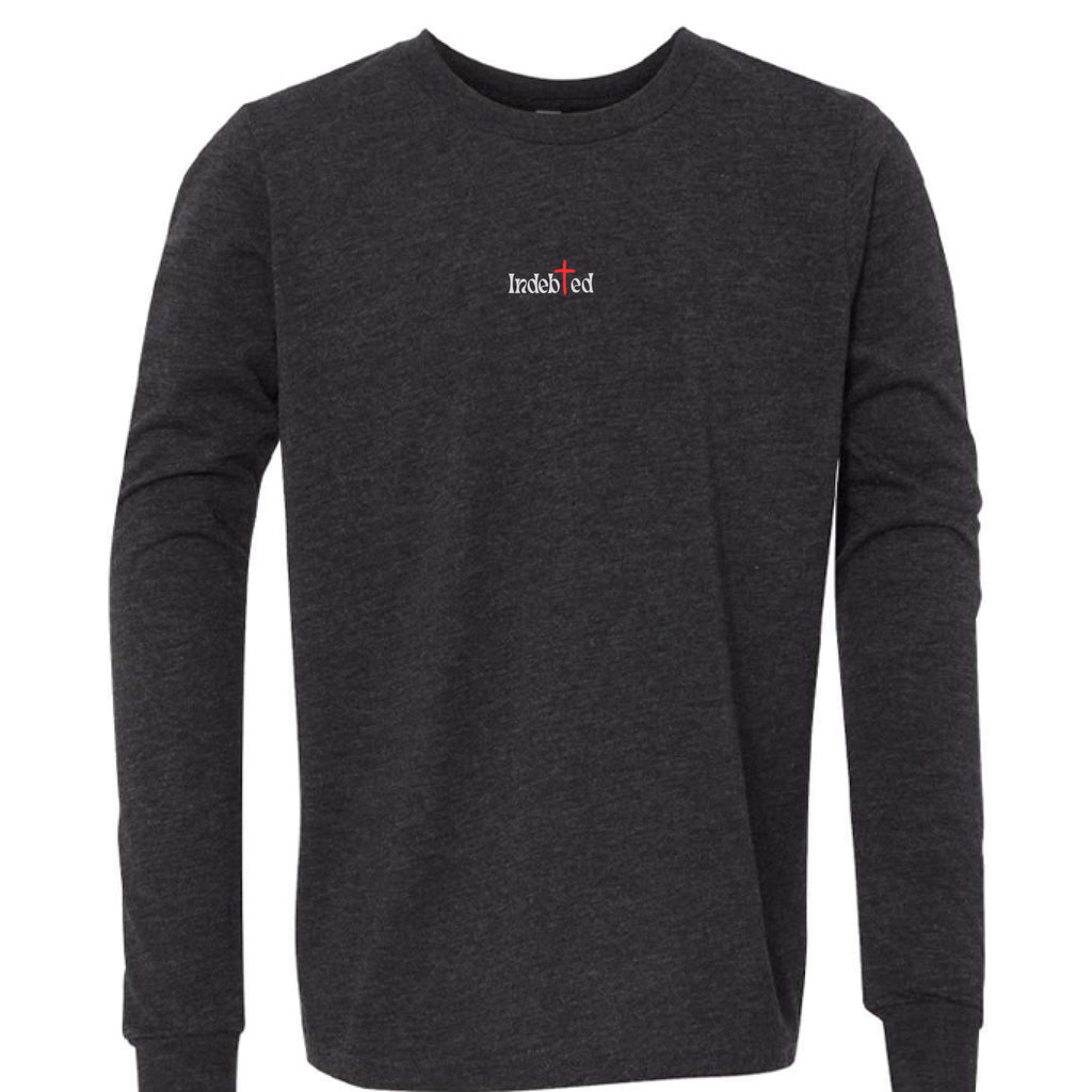 Charcoal Black Triblend - FRONT